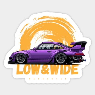 Low & Wide RWB 993 Sticker